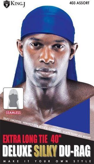 Extra Long Tie 40" Deluxe Silky Du-rag / Assort