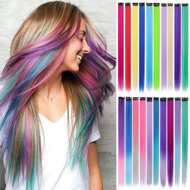 Single Clip Fashion Colorful Hairpiece