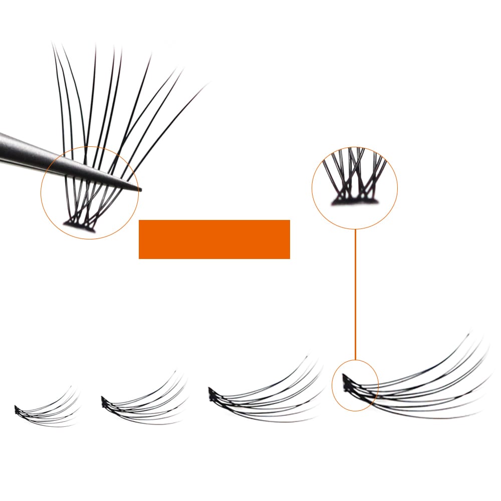 60pcs/Set Individual Cluster EyeLashes