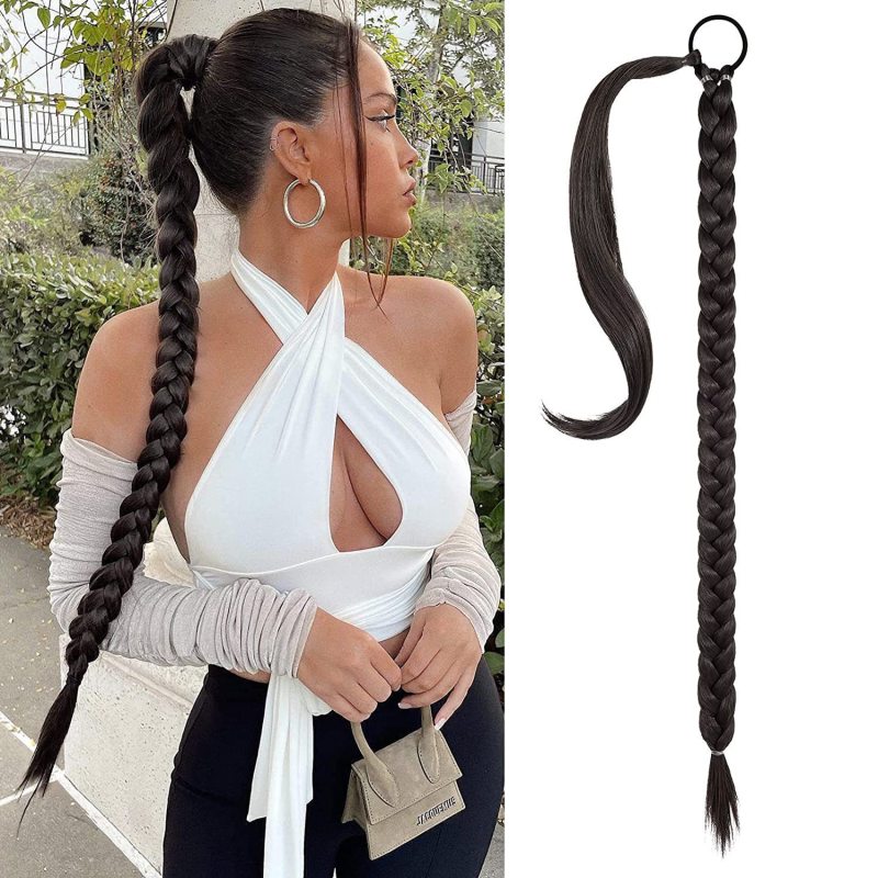 Long Braid Hair Extension Hair - Braid Wig Ponytail