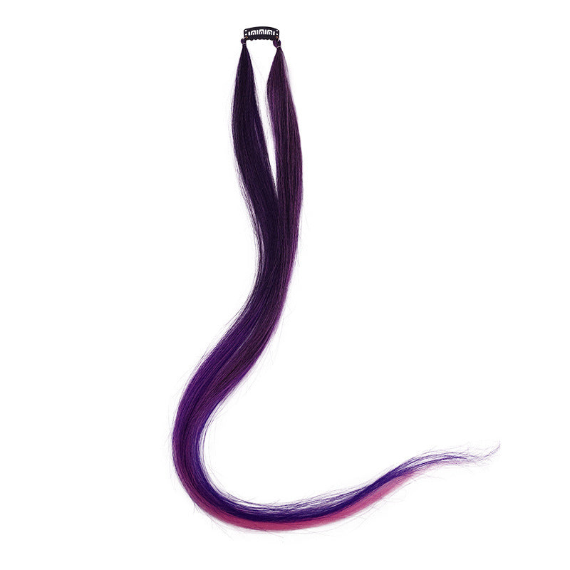 Hip Hop Gradient Design Wig Decorative Hair Clip - Single Pieces