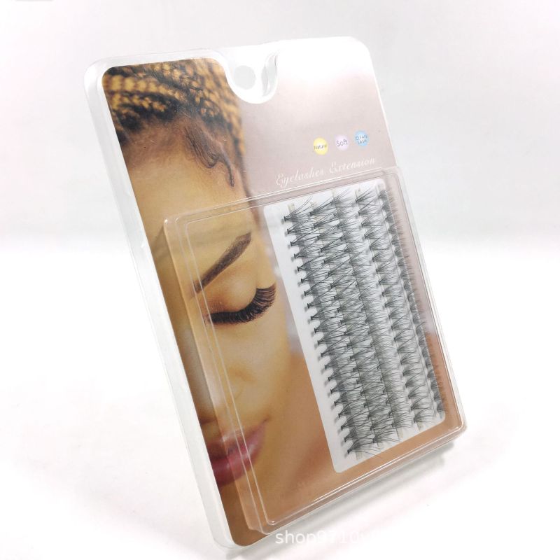 5 Rows 3D Simulation Natural Hot Melt Hair Comic Eyelashes