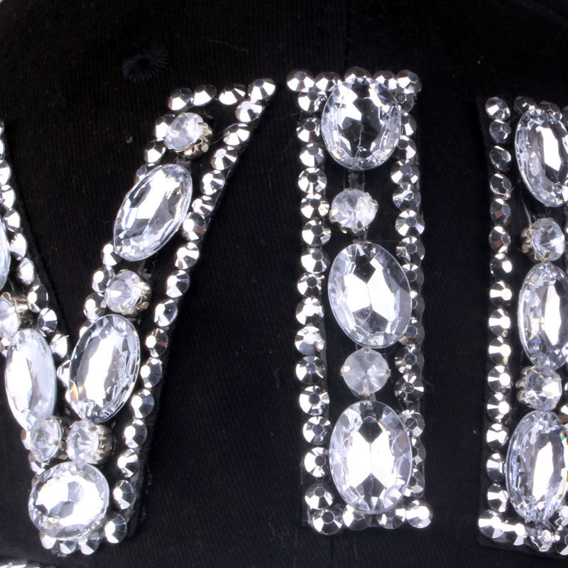 Diamond-Encrusted Letters VIP Diamond Hats