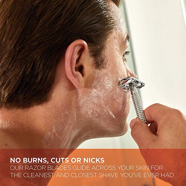 Van Der Hagen Double Edge Stainless Steel Razor Blades - 5 Blades