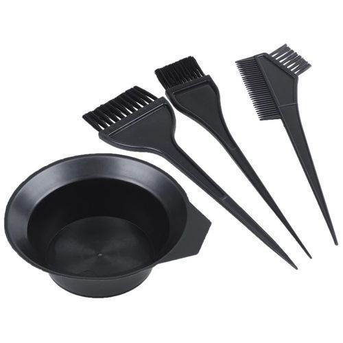 4pcs/set Hair Color Dye Bowl Comb Brushes
