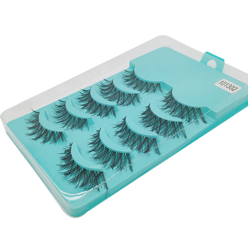 5 Pairs/box Naturally Slim Cross False Eyelashes
