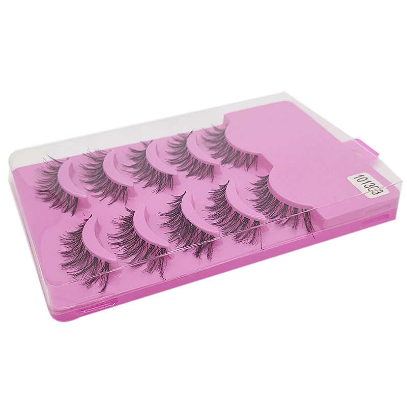 5 Pairs/box Naturally Slim Cross False Eyelashes