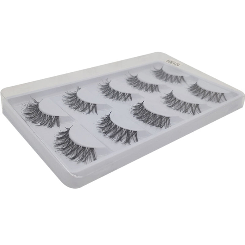 5 Pairs/box Naturally Slim Cross False Eyelashes