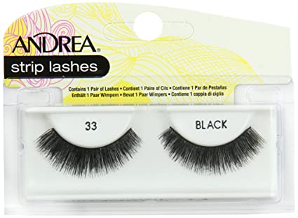 ARDELL-ANDREA STRIP LASHES 21,33,34,35,36,37,38 BLACK