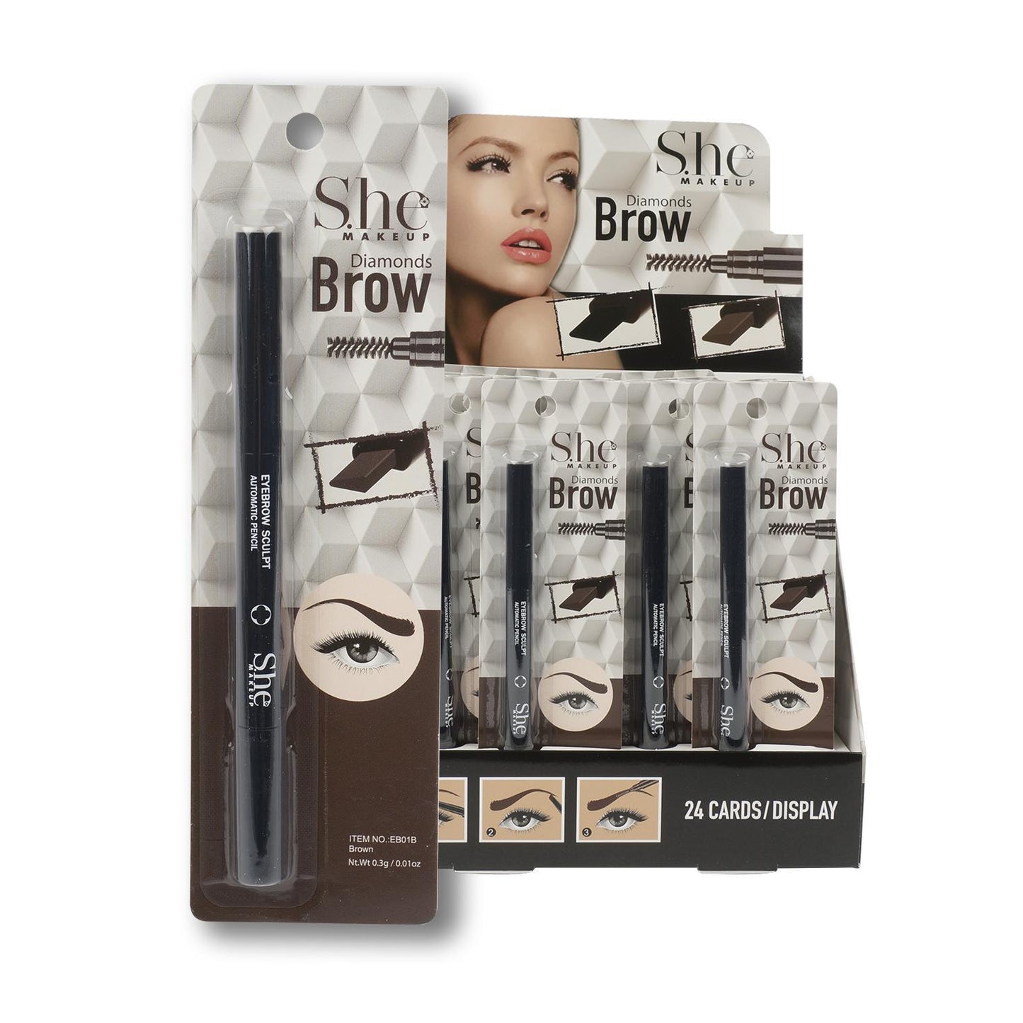 Diamonds Brow Pencil- Dark Brown