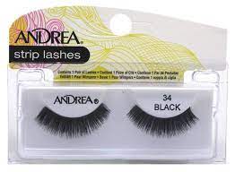 ARDELL-ANDREA STRIP LASHES 21,33,34,35,36,37,38 BLACK