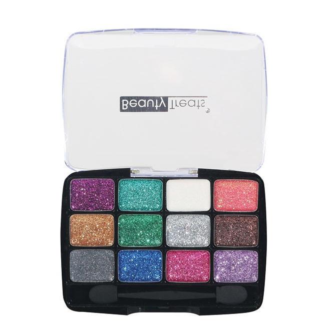 Beauty Treats 12 Colors Glitter Palette