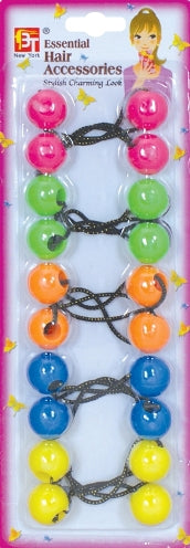 10 Ponytail Holders 20MM