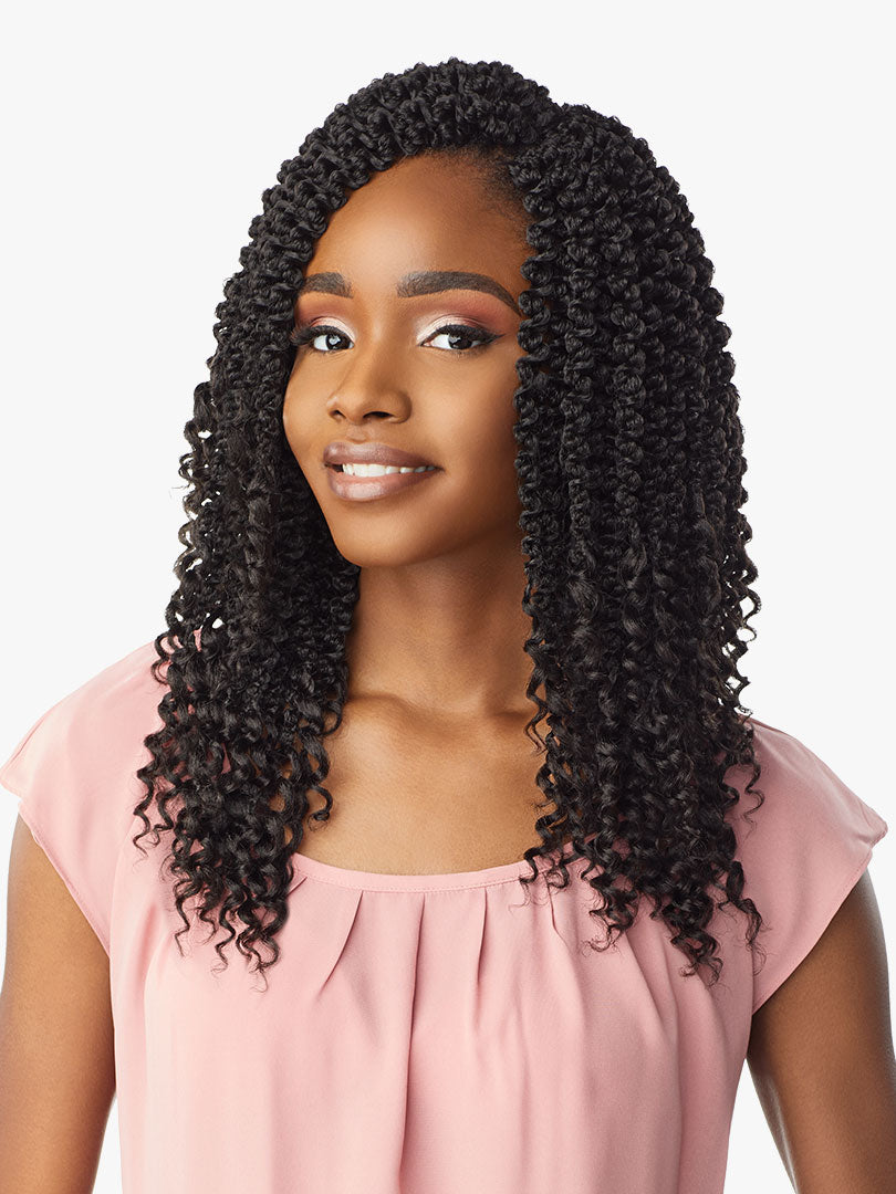 Sensationnel lulutress Pre-looped Crochet Braids - 3x 3D Passion Twist 12″