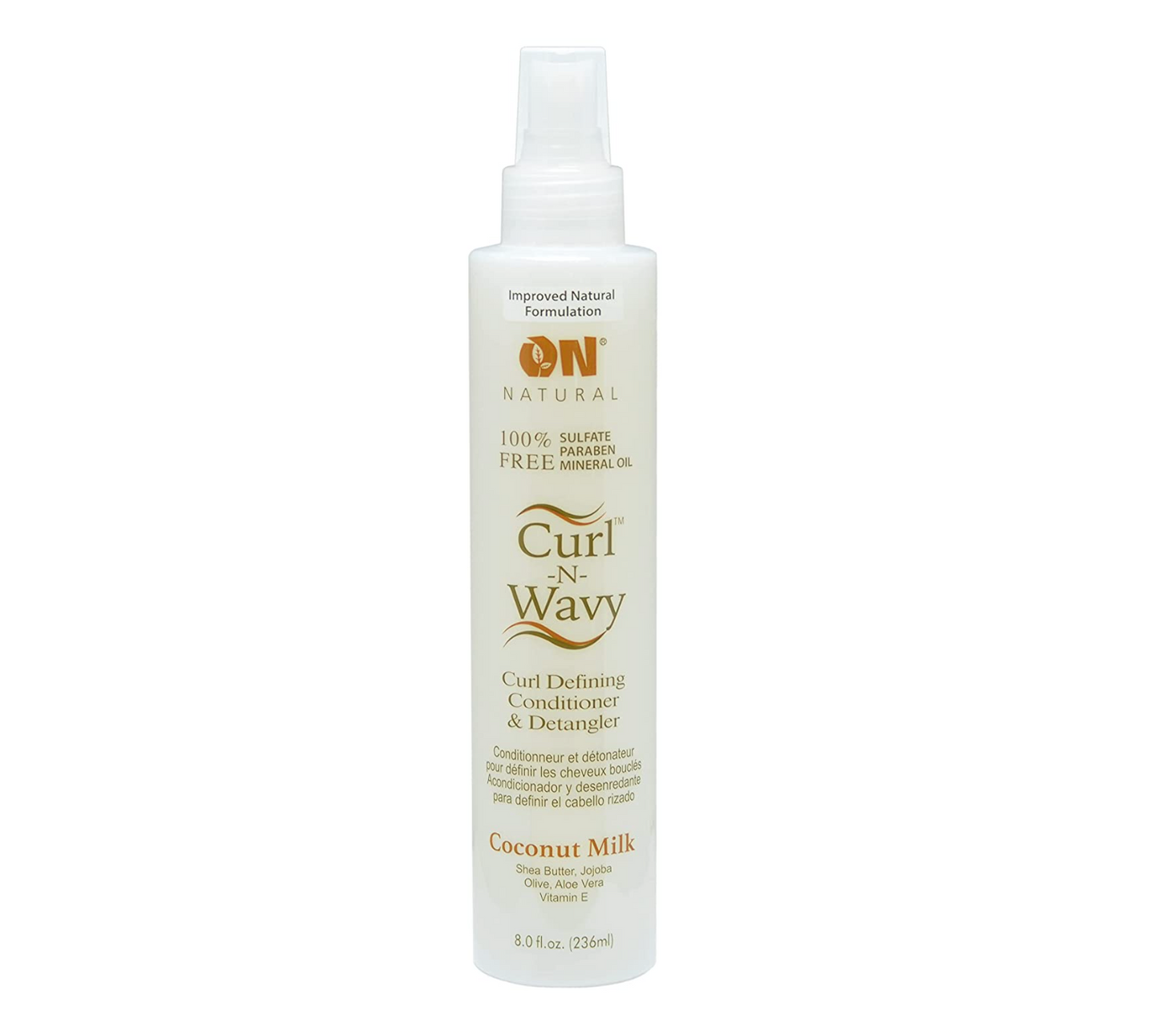 On Natural Curl-N-wavy Curl Defining Conditioner & Detangler 8oz