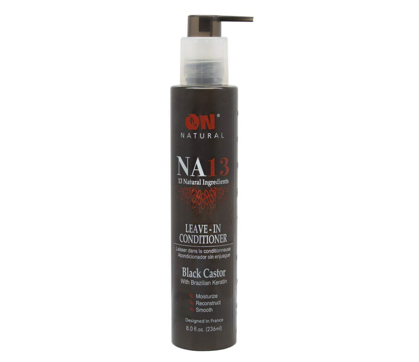 ON Na13 Black Castor Leave In Conditioner 8 Oz