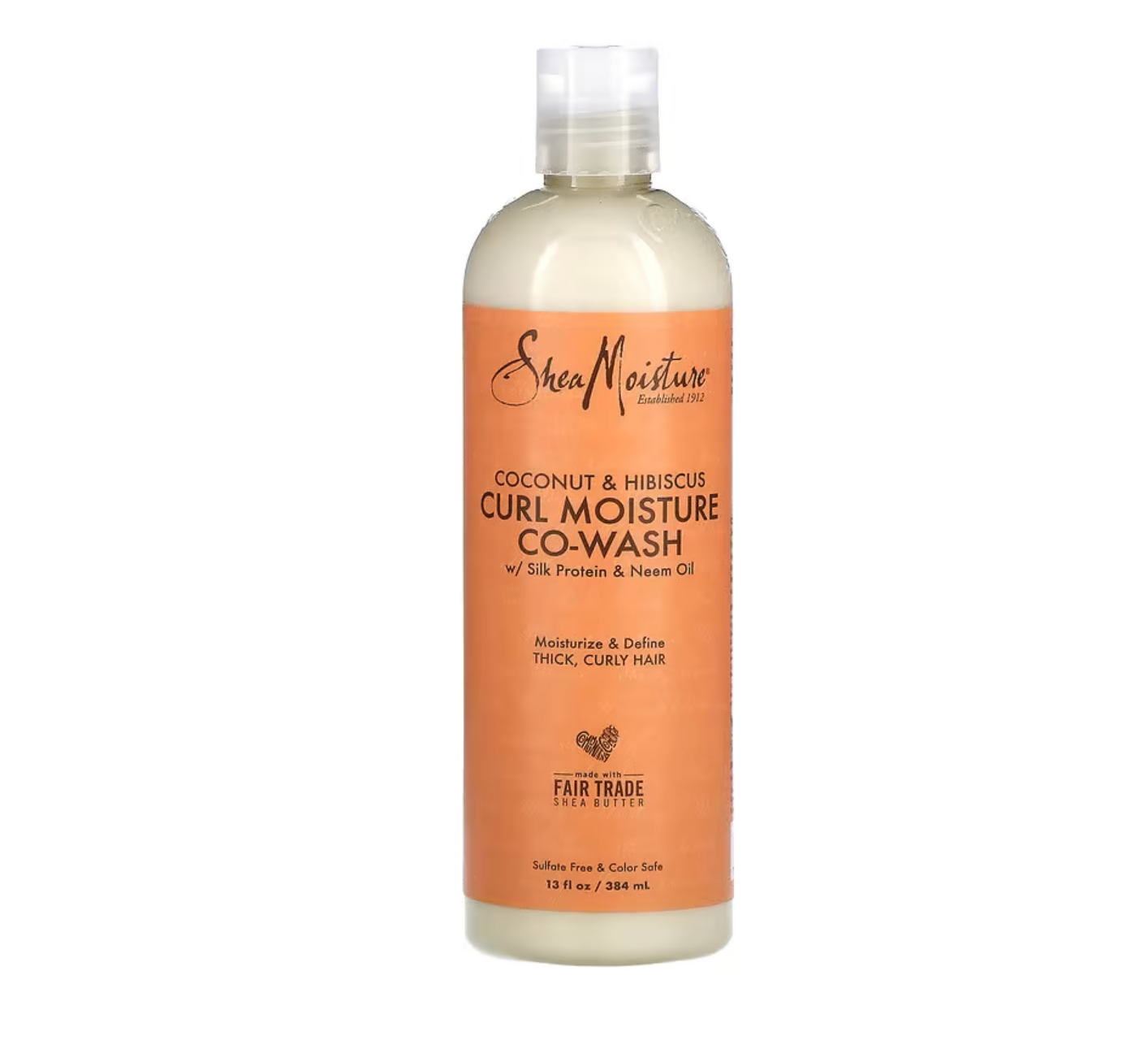 Shea Moisture Coconut & Hibiscus - Curl Moisture Co-Wash - 13 Oz