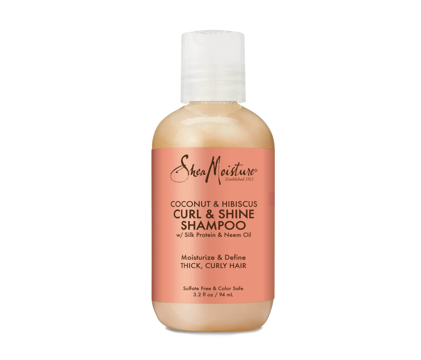 Shea Moisture Coconut & Hibiscus - Curl & Shine Shampoo - 3.2 Oz