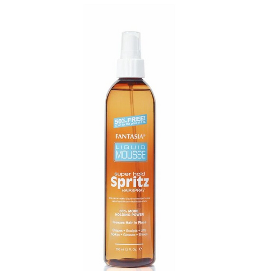 Fantasia Liquid Mousse Super Hold Spritz Hair spray- 12 Oz