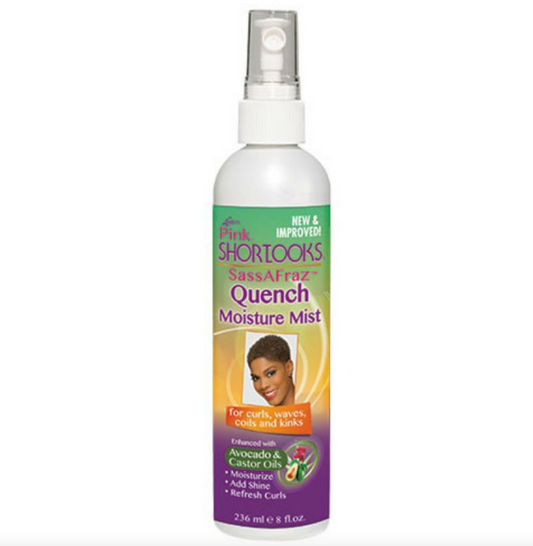 Luster's Pink Shortlooks Sassafraz Quench Moisture Mist Spray - 8 Oz