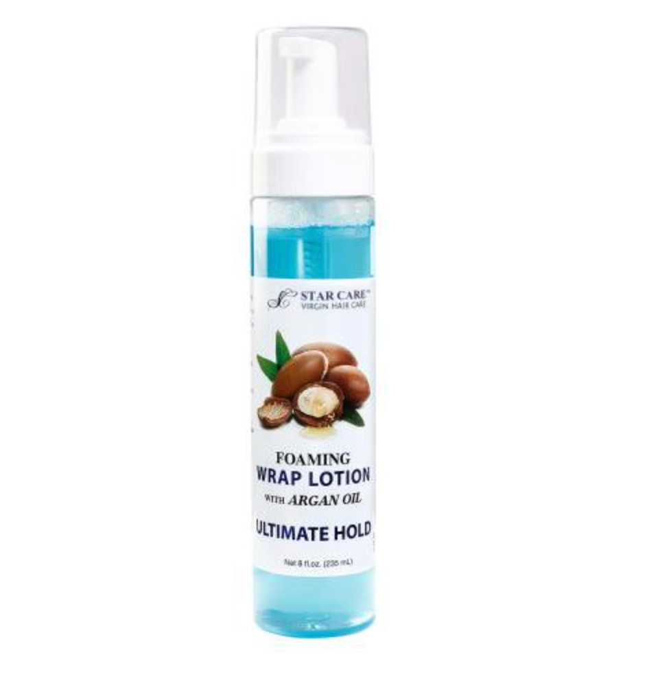 Foam Wrap Lotion With Argan Oil - Ultimate Hold