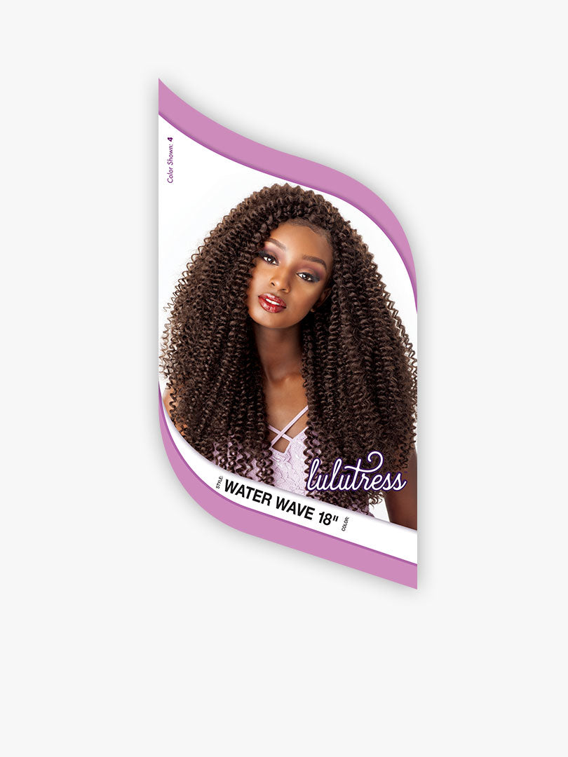 Sensationnel lulutress Crochet Braid Water Wave 18″