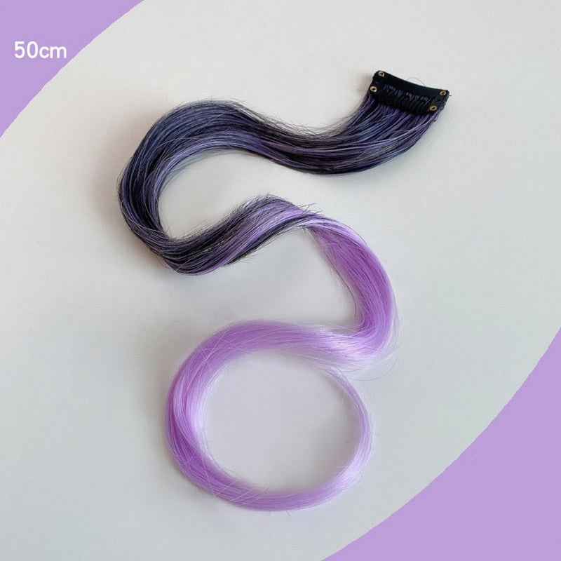 Hip Hop Gradient Design Wig Decorative Hair Clip - Single Pieces