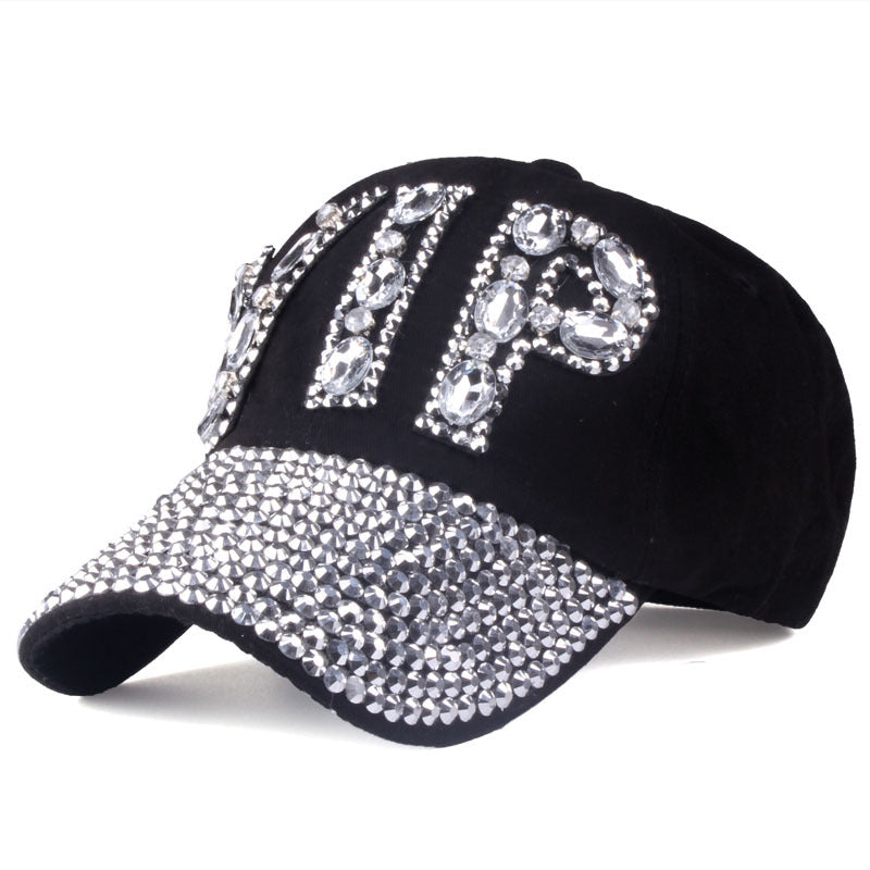 Diamond-Encrusted Letters VIP Diamond Hats