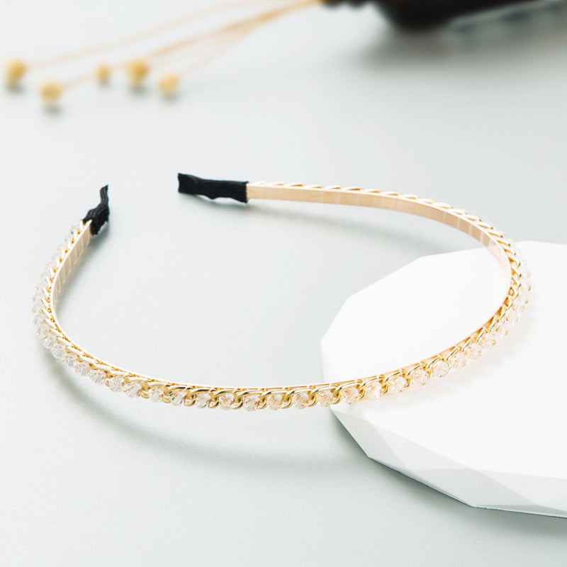 Alloy Light Luxury Rhinestone Headband