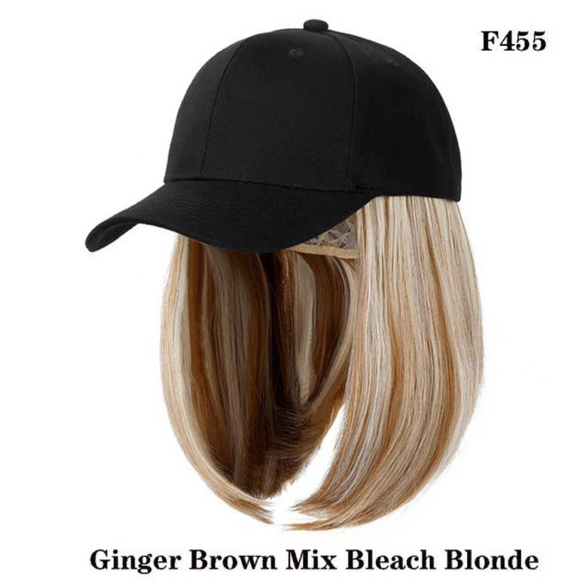 Short Hair One Piece Bobo Head Cap Wig