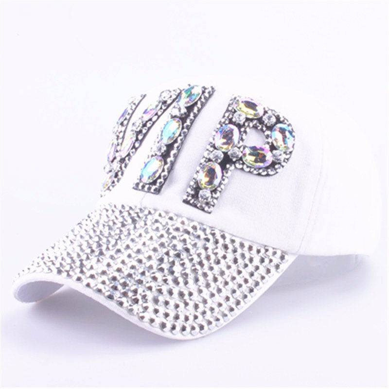 Diamond-Encrusted Letters VIP Diamond Hats