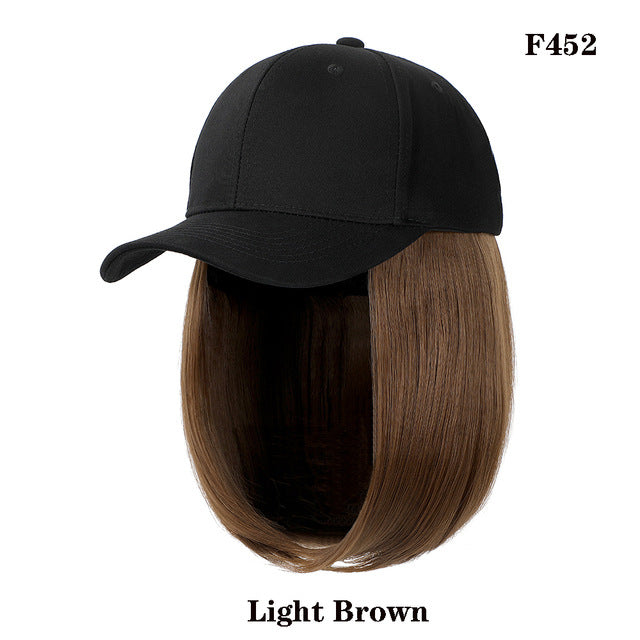 Short Hair One Piece Bobo Head Cap Wig