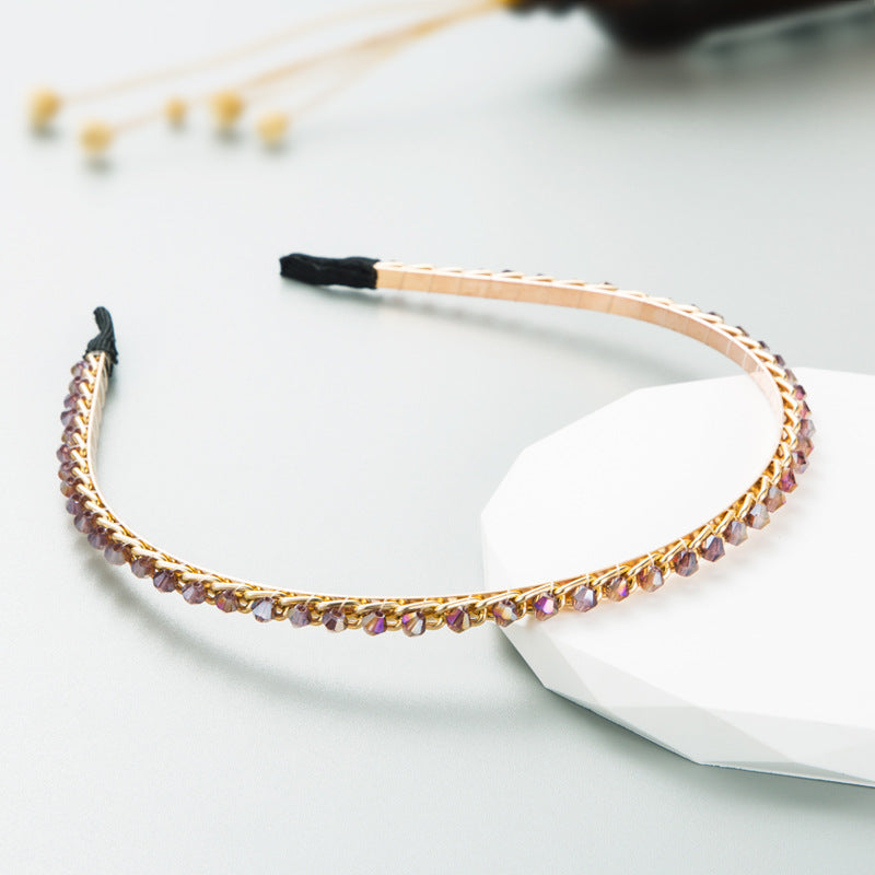 Alloy Light Luxury Rhinestone Headband