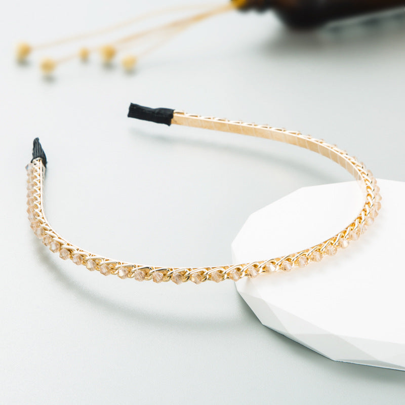 Alloy Light Luxury Rhinestone Headband