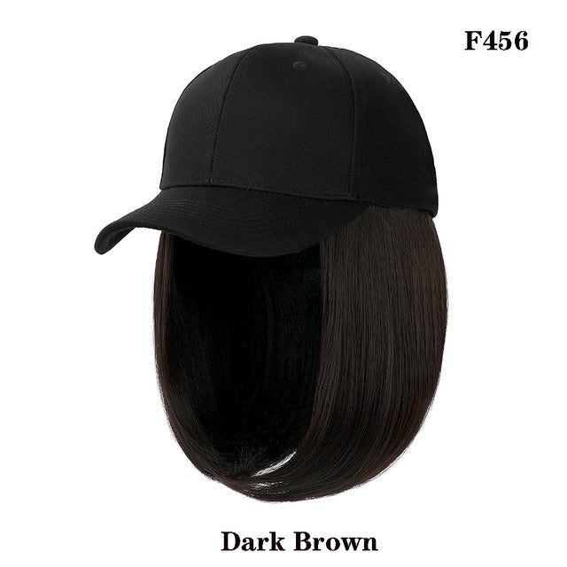 Short Hair One Piece Bobo Head Cap Wig