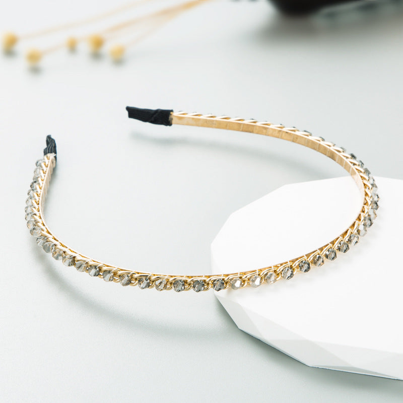 Alloy Light Luxury Rhinestone Headband