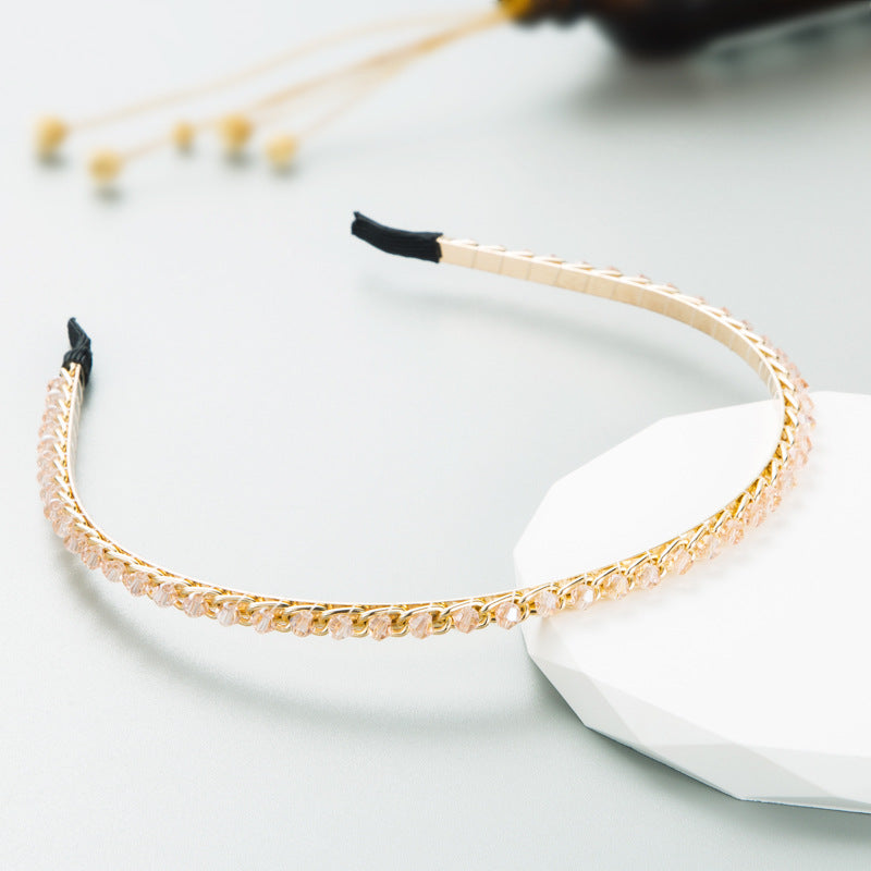 Alloy Light Luxury Rhinestone Headband