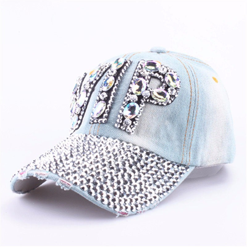 Diamond-Encrusted Letters VIP Diamond Hats