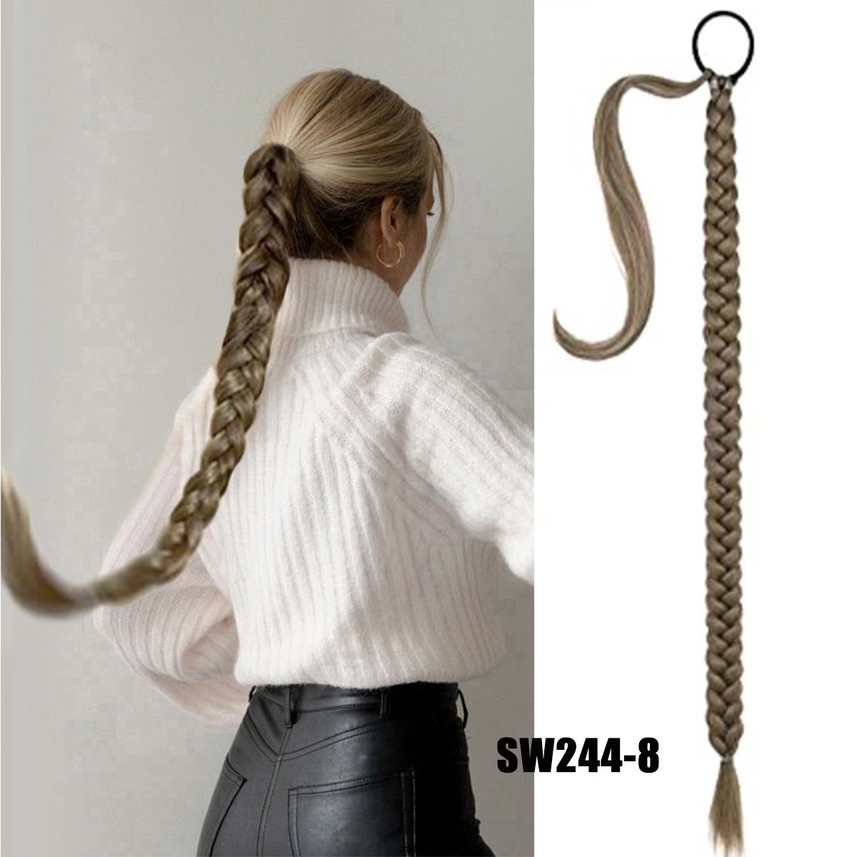 Long Braid Hair Extension Hair - Braid Wig Ponytail