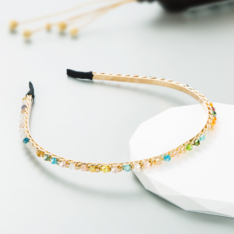 Alloy Light Luxury Rhinestone Headband