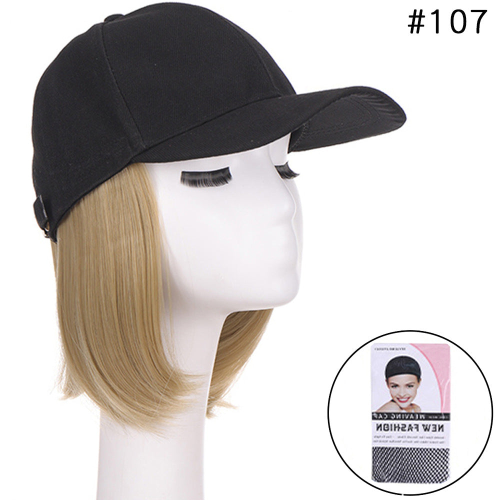 Short Hair One Piece Bobo Head Cap Wig
