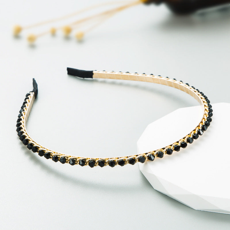 Alloy Light Luxury Rhinestone Headband