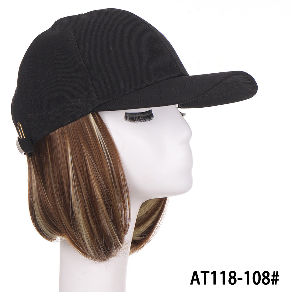 Short Hair One Piece Bobo Head Cap Wig