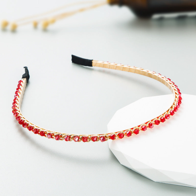 Alloy Light Luxury Rhinestone Headband