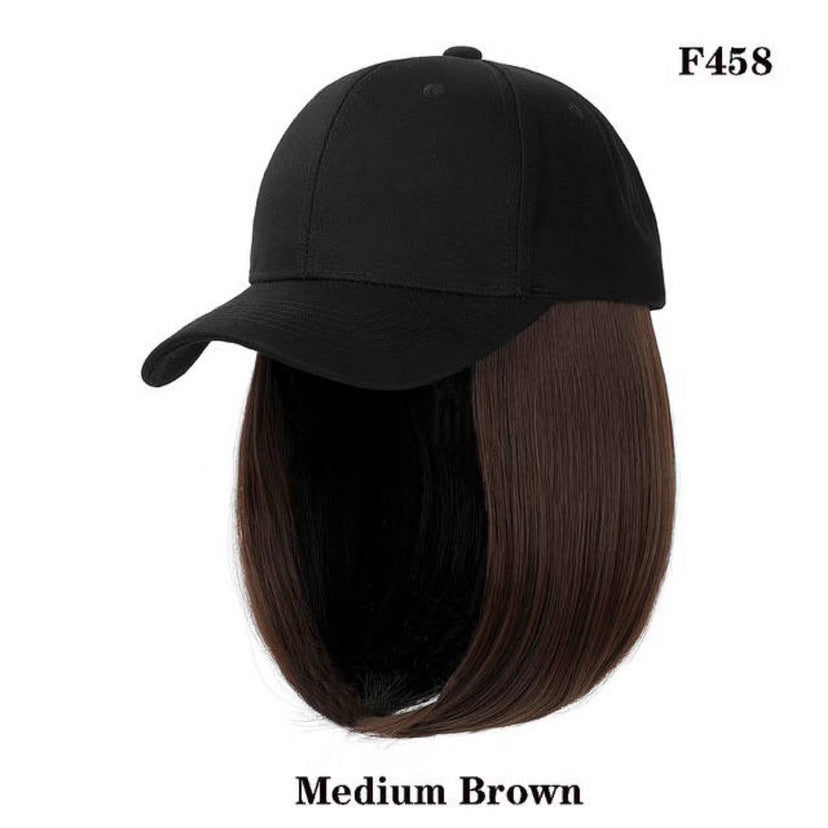 Short Hair One Piece Bobo Head Cap Wig