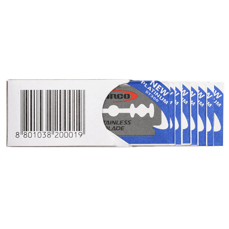 Dorco Double Edge Razor Blade - Individual 10 ct