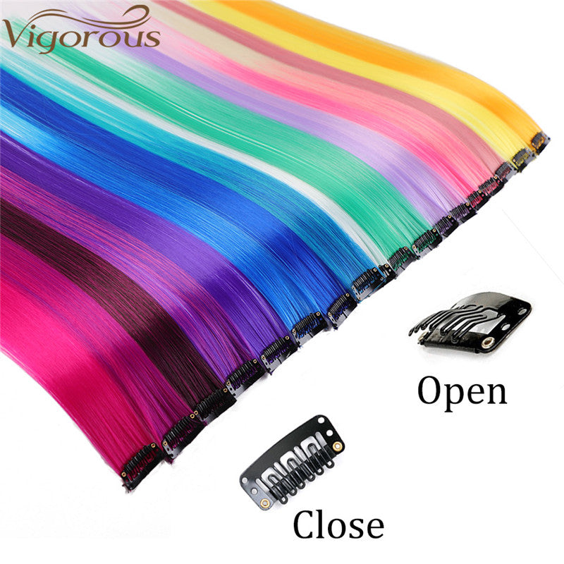 Single Clip Fashion Colorful Hairpiece
