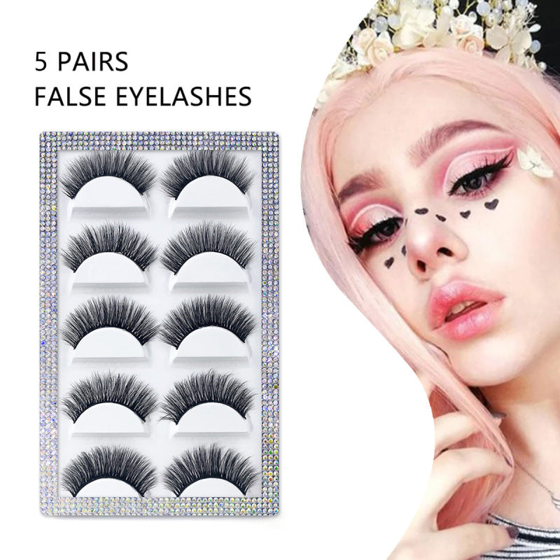 Thick 5 Pairs Of Fake Eyelashes Fake Eyelash extension