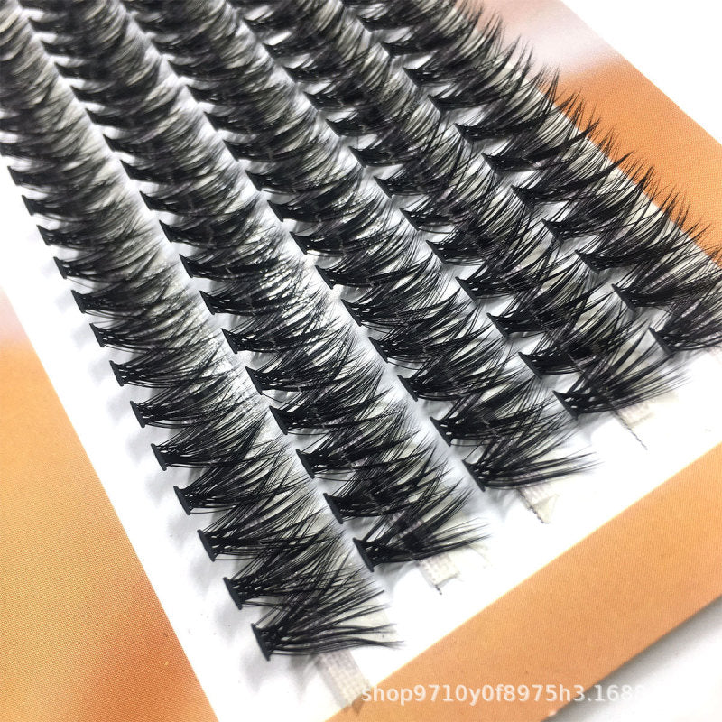 5 Rows 3D Simulation Natural Hot Melt Hair Comic Eyelashes