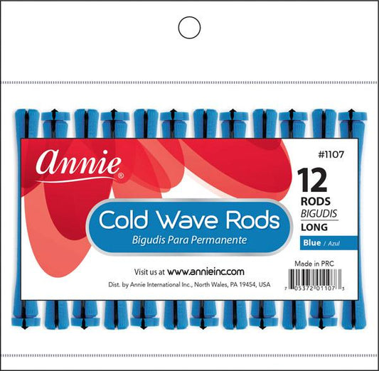 Annie Long Cold Wave Rods 12pc Blue